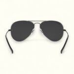 Aviator Classic Sunglass (Black-Black) - Image 3