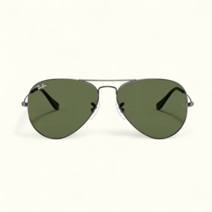 Aviator Classic Sunglass (Black-Green)