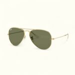 Aviator Classic Sunglass (Golden-Green) - Image 2