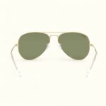 Aviator Classic Sunglass (Golden-Green) - Image 3