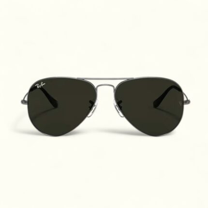 Aviator Classic Sunglass (Silver-Black)