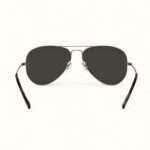 Aviator Classic Sunglass (Silver-Black) - Image 3