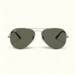 Aviator Classic Sunglass (Silver-Green)