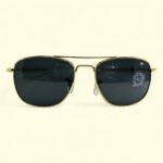AO Avinger Style Sunglasses – Gold Frame / Black Lens