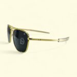 AO Avinger Style Sunglasses – Gold Frame / Black Lens - Image 2