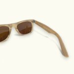 Premium Wooden Texture Wayfarer Sunglasses - Image 5