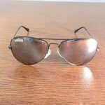 Premium Aviator Sunglasses – Matte Black Frame with Silver Mirror Lens - Image 3