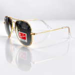 Classic Gold Aviator UV400 Sunglasses for Men & Women - Image 2