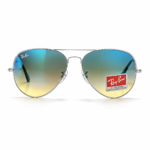 Silver Frame Mercury Shade Aviator Sunglasses