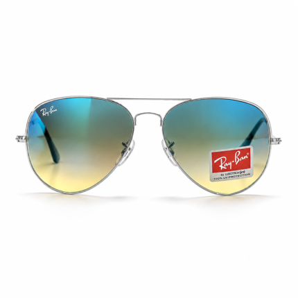 Silver Frame Mercury Shade Aviator Sunglasses